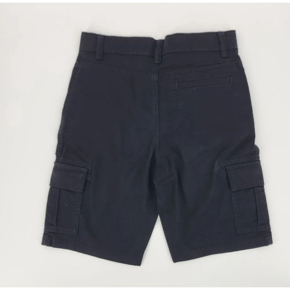 Thereabouts Boys Black Cargo Shorts Adjustable Waist Size 14 NWT Uniform